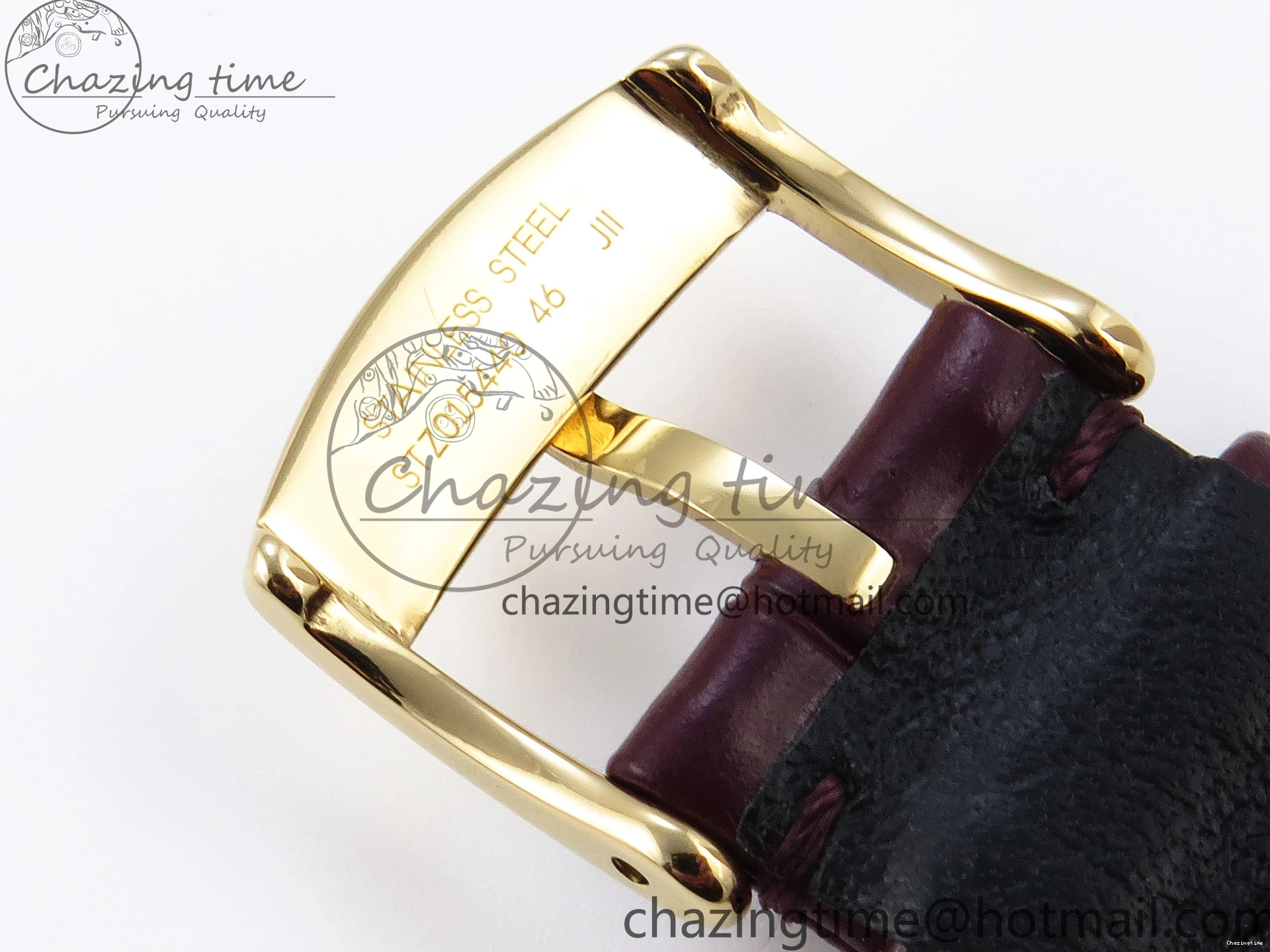 0118 De Ville Power Reserve YG MKF 1:1 Best Edition White Dial on Brown Leather Strap A WrinkleFree 7755